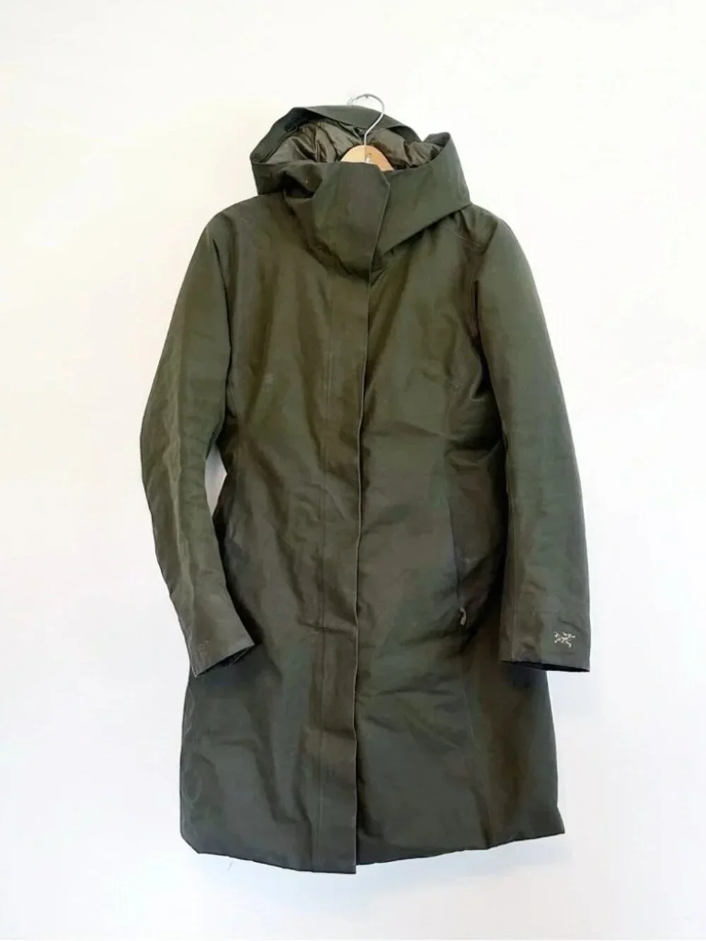 ARCTERYX Patera Parka down jacket | Dark Muted Olive Green | Medium - Picture 4 of 9
